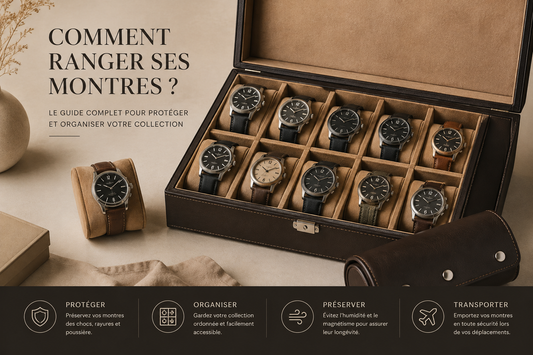 Comment ranger ses montres ?
