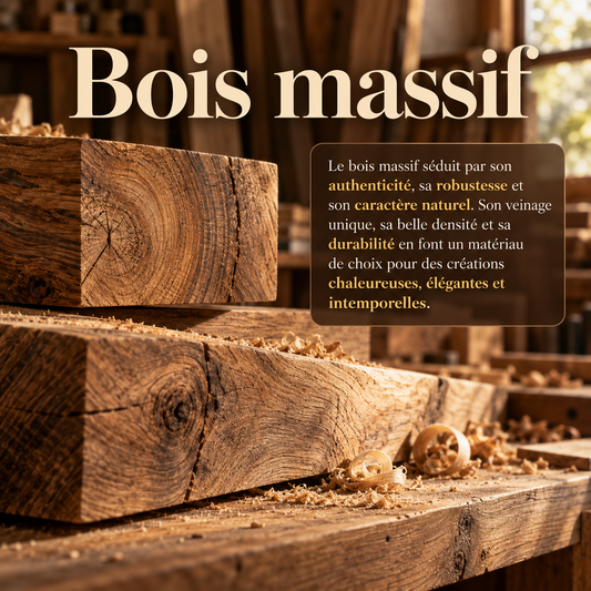 Le bois massif : un matériau authentique pour vos boîtes à montres