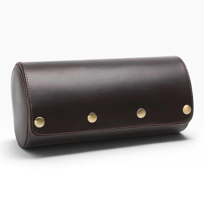 Lot de 3 Étuis à Montre en Cuir Marron Café PU – 1, 2 et 3 Montres