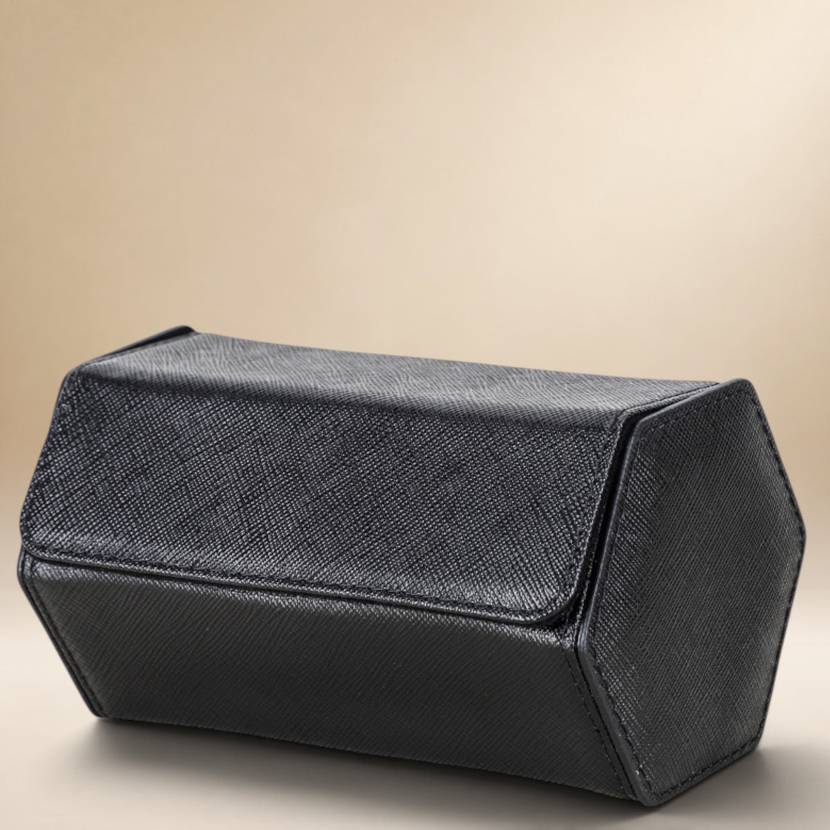 Étui à Montres en Cuir Saffiano – 2 Montres