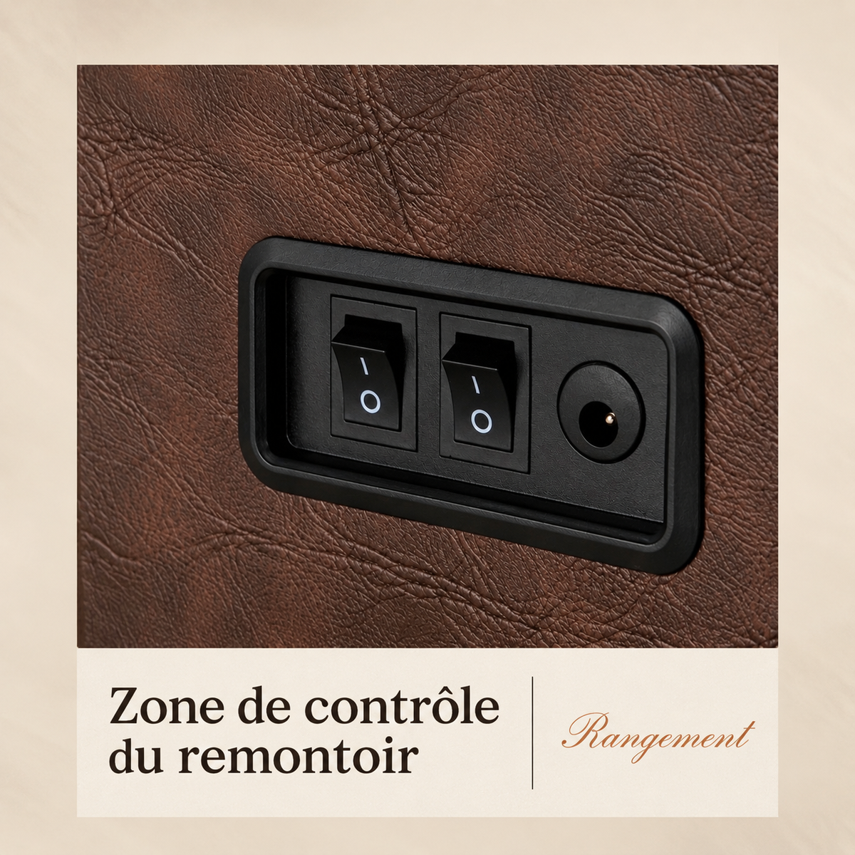 Remontoir à Montre Similicuir Double avec Boîte de Rangement – 2 Montres