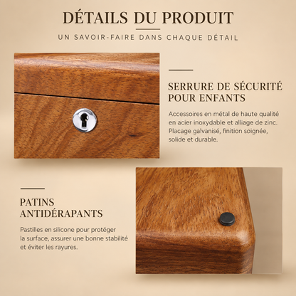 Boîte à montre en bois de palissandre 6 montres – vue 5