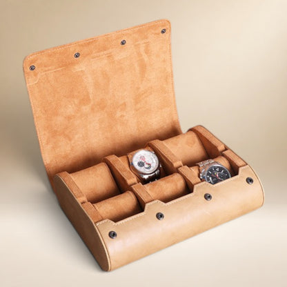 Étui à Montre en Cuir PU - 6 Montres