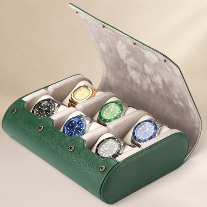 Étui à Montres en Cuir Pu - 6 Montres
