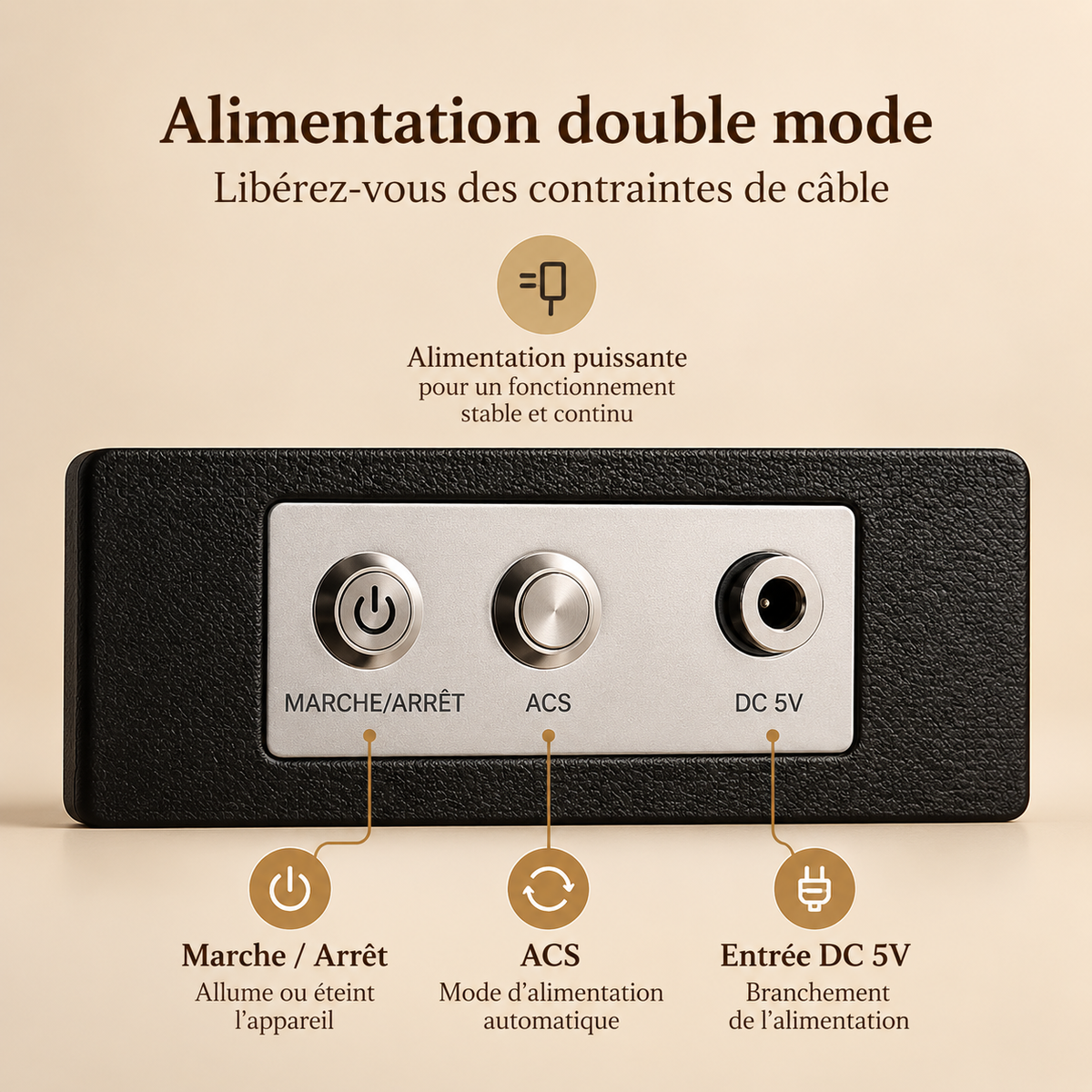 Remontoir à Montre Automatique en Cuir Végétal - 8 Montres