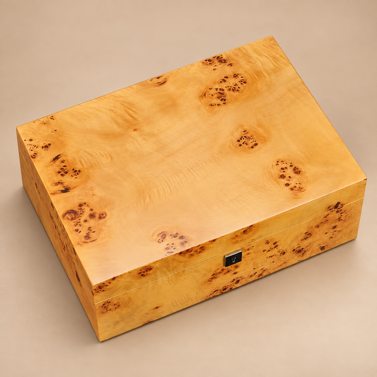 Boîte à montre en bois de ronce 10 montres – vue 3