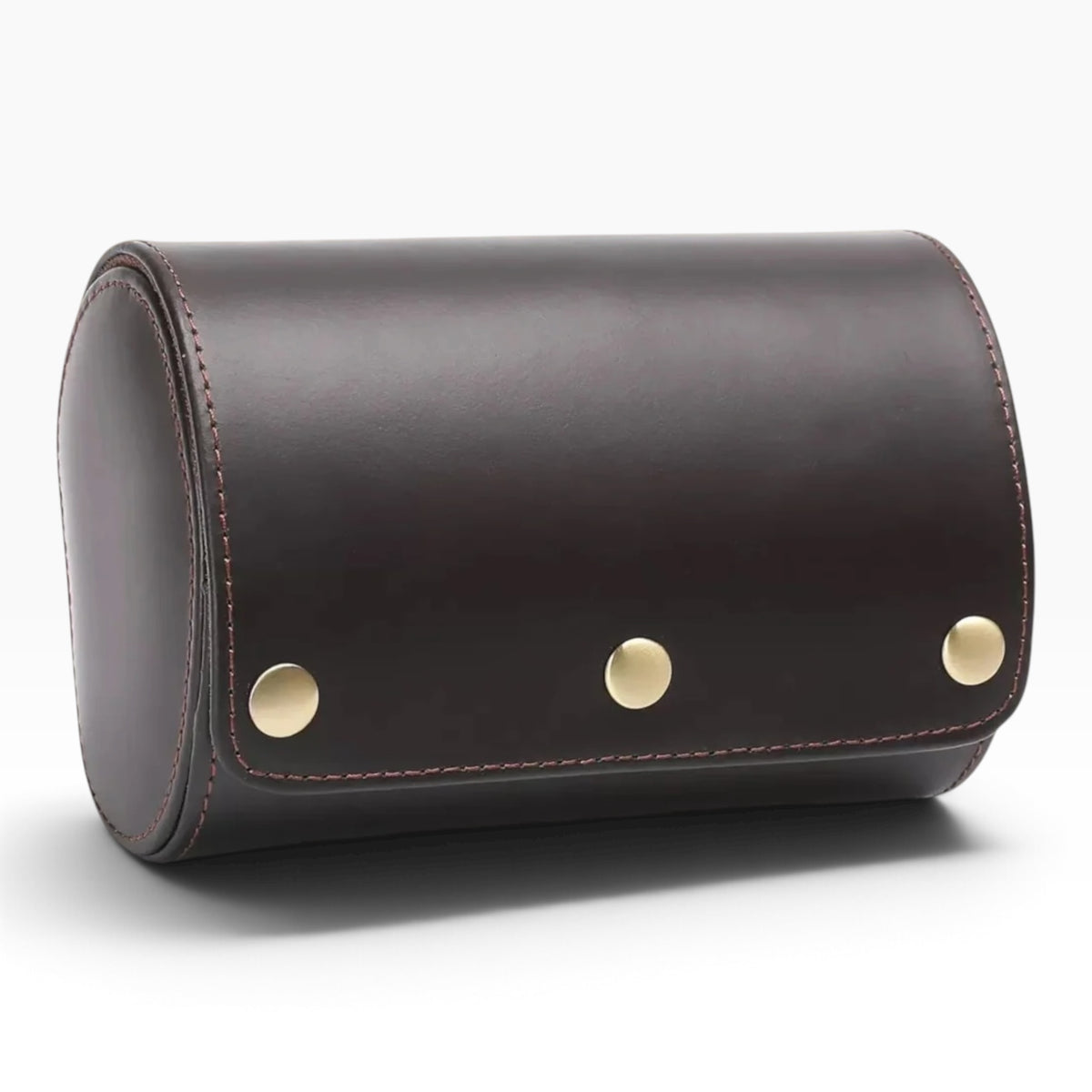 Lot de 3 Étuis à Montre en Cuir Marron Café PU – 1, 2 et 3 Montres