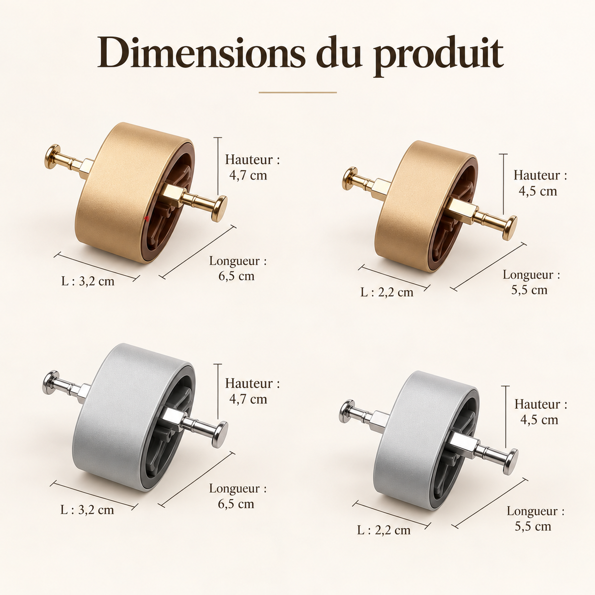 Remontoir Automatique Gyroscopique Noir carbone – 1 montre