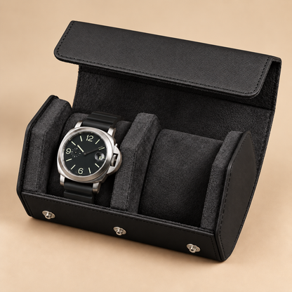 Étui à Montres en Cuir Saffiano – 2 Montres