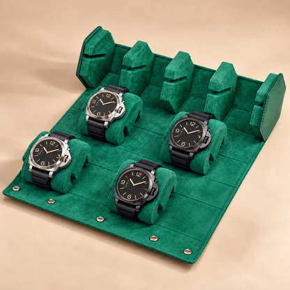 Étui à Montres en Cuir Saffiano – 4 Montres