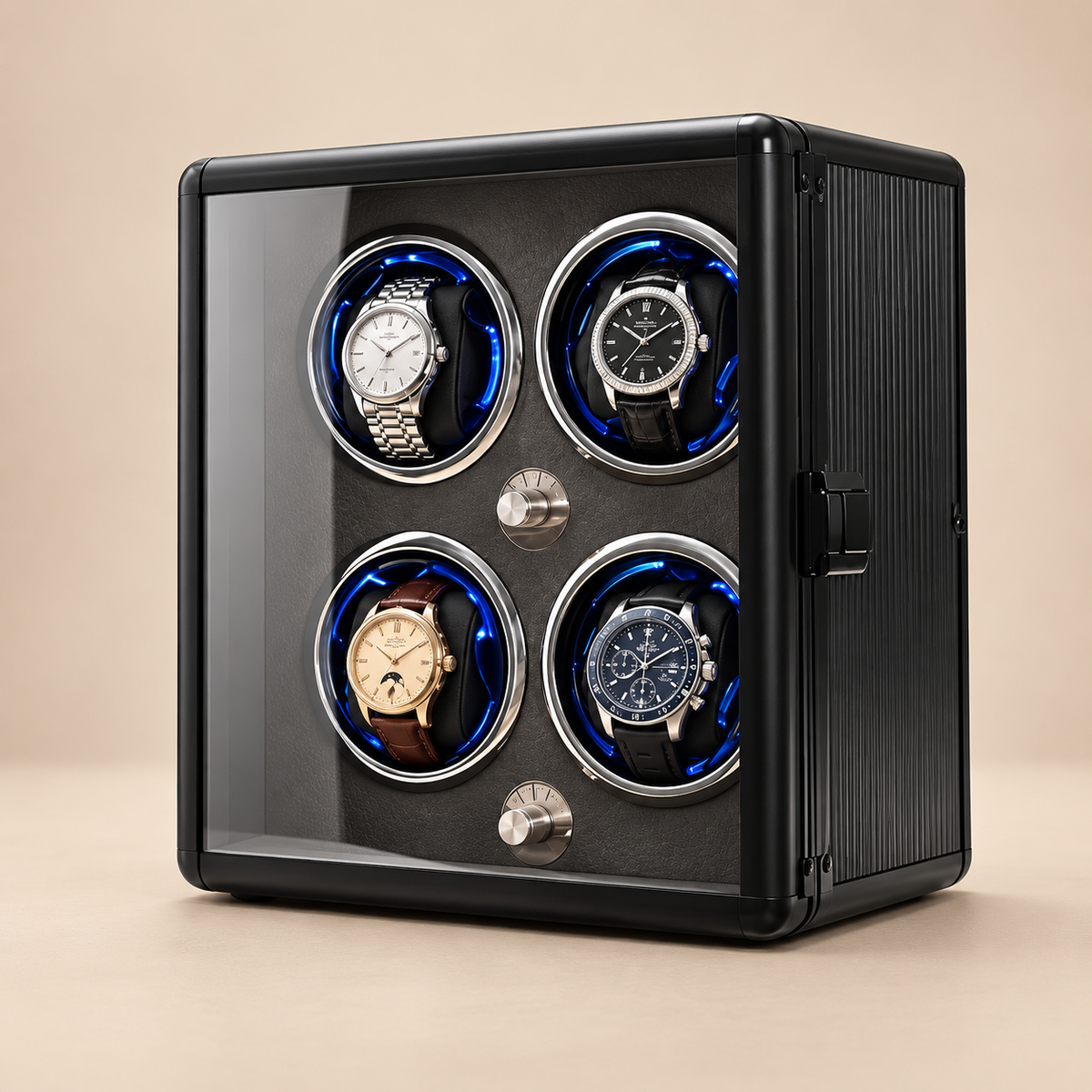 Remontoir à Montre Automatique - 4 Montres en Alliage d’Aluminium