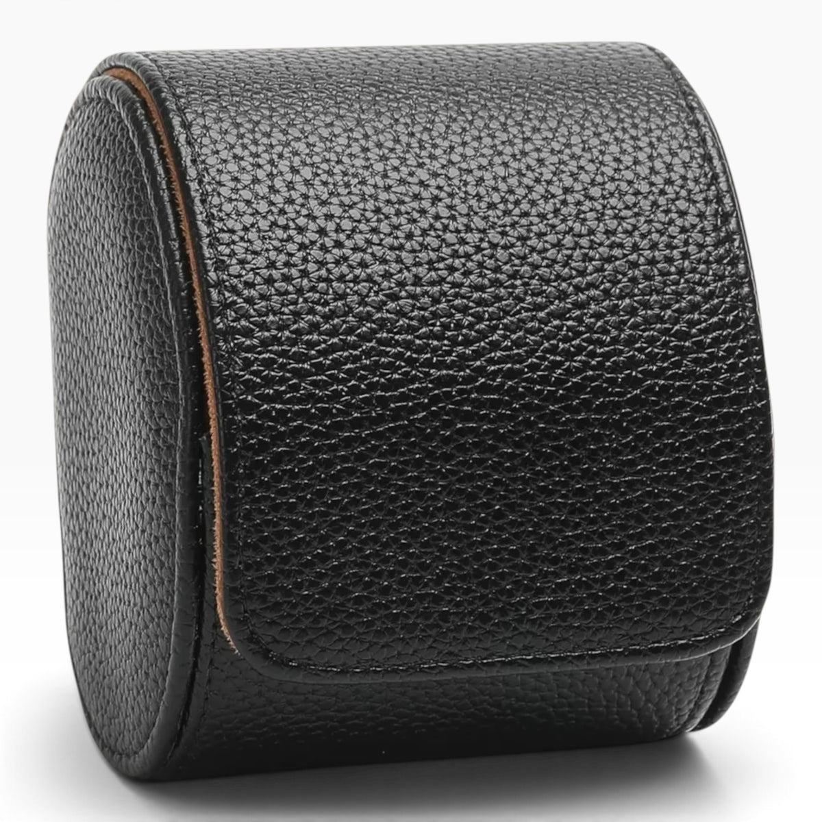 Lot de 3 Étuis à Montre en Cuir Noir et Caramel PU – 1, 2 et 3 Montres