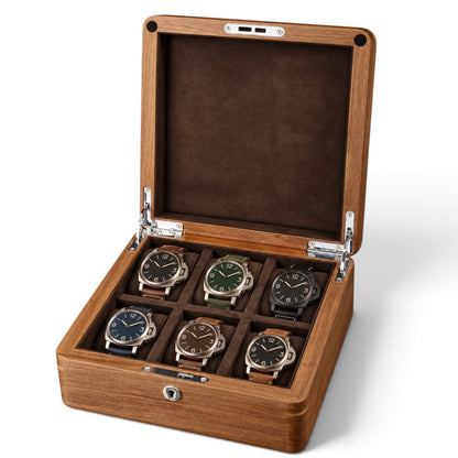 Boîte à montre en bois de palissandre 6 montres – BEN & CO